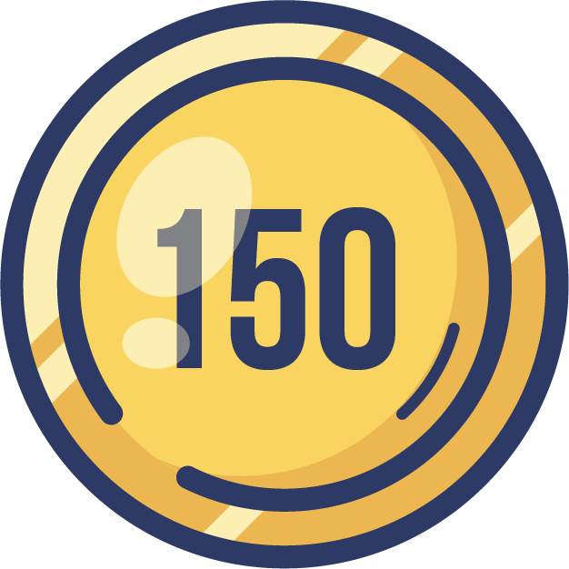 150 Krediter paket