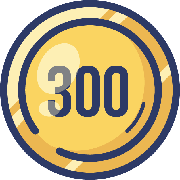 300 Krediter paket